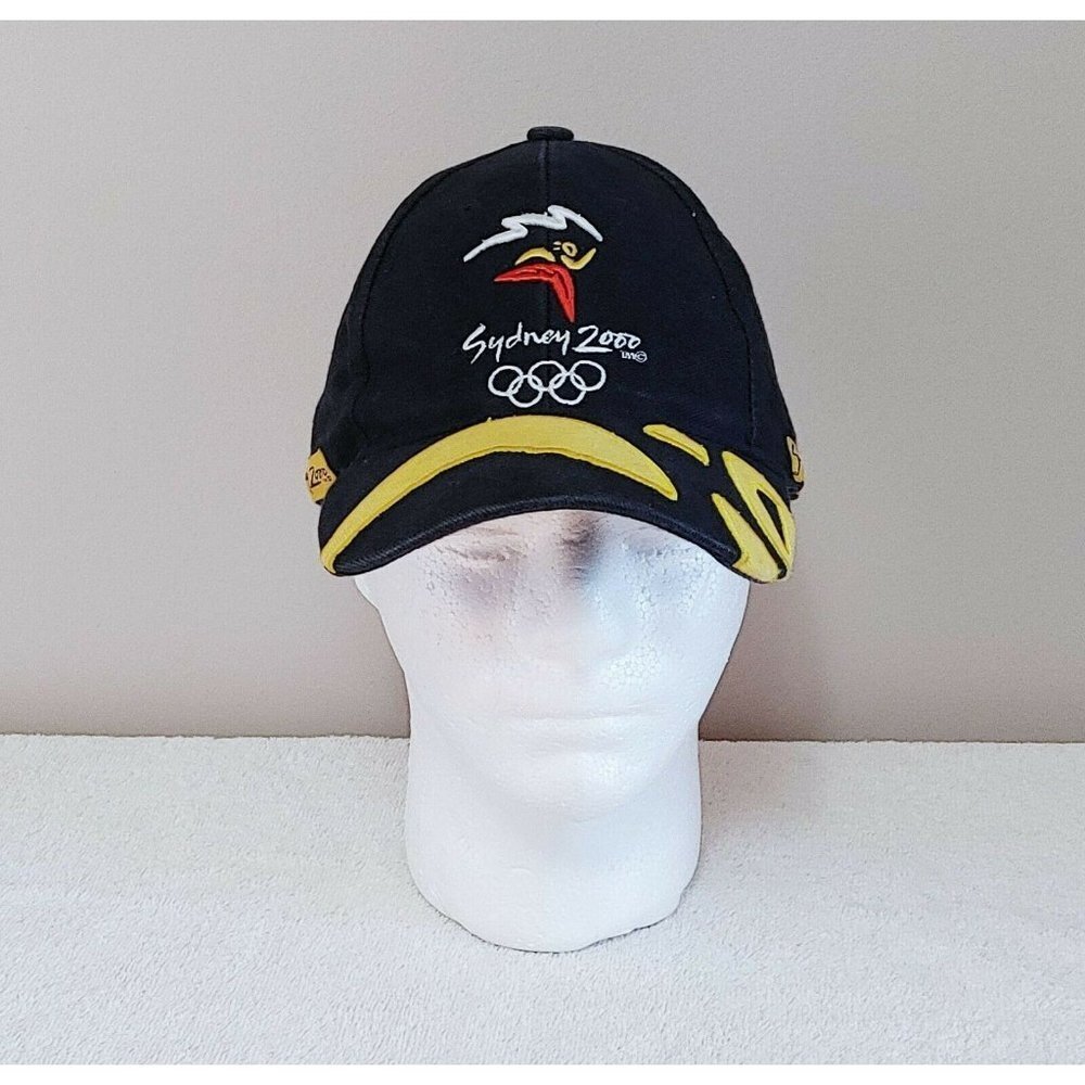 Sydney 2000  Olympics Vintage Baseball Hat Blue Yellow Snapback